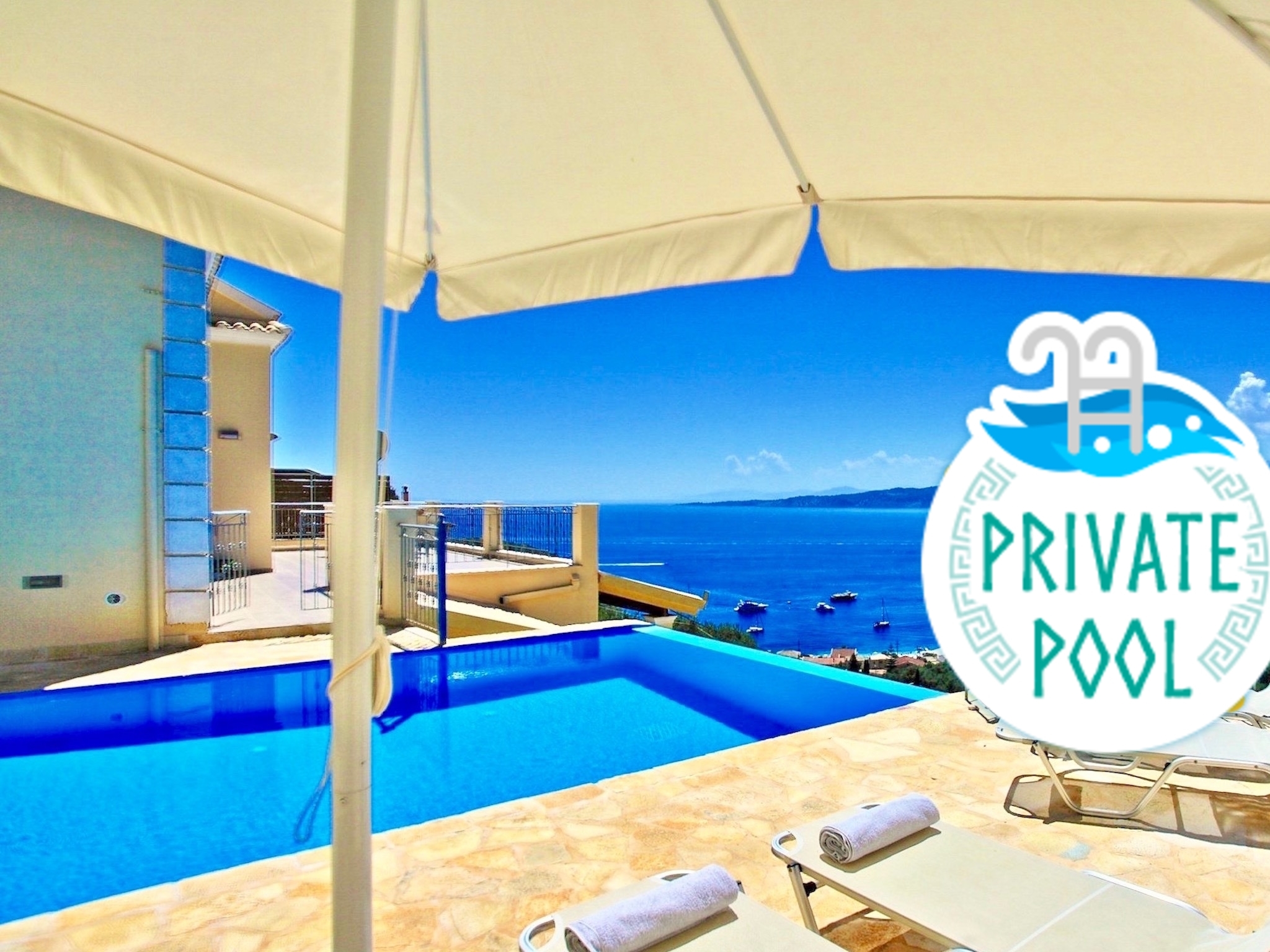 Kalami Beach Luxury Villa with private heated pool