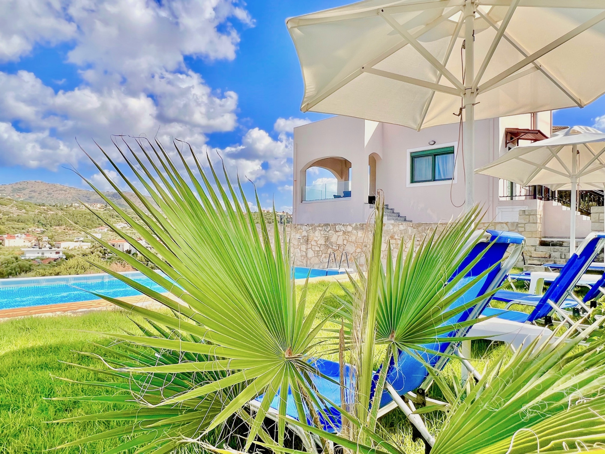 Beach Villa Evgenia with private pool