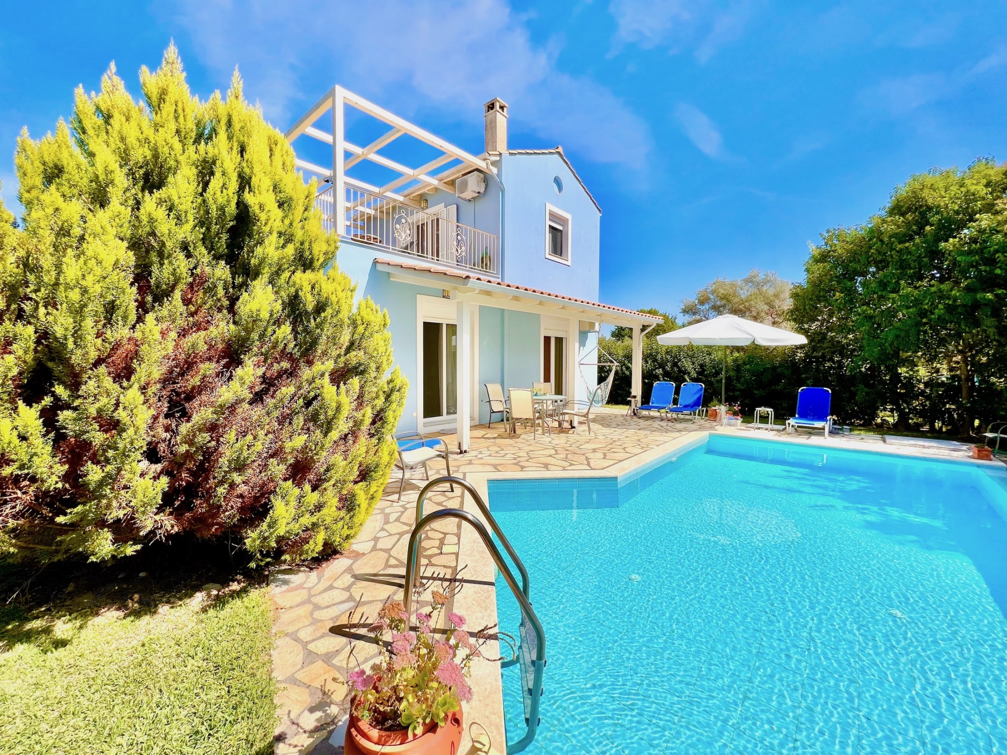 Beach Villa Iolis with private pool